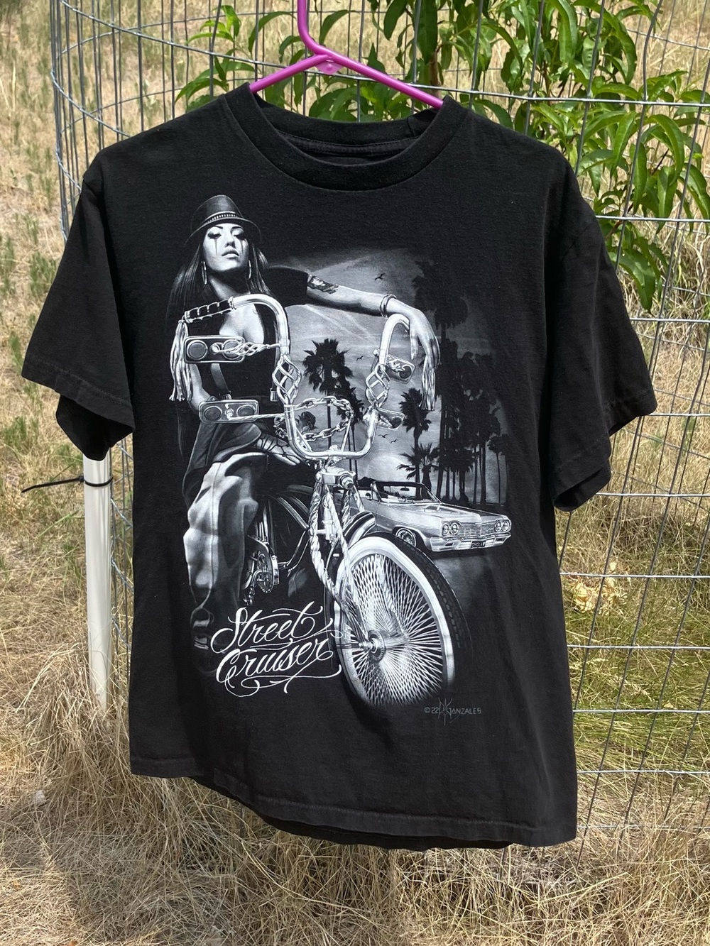 Street Cruiser Black Graphic Tee